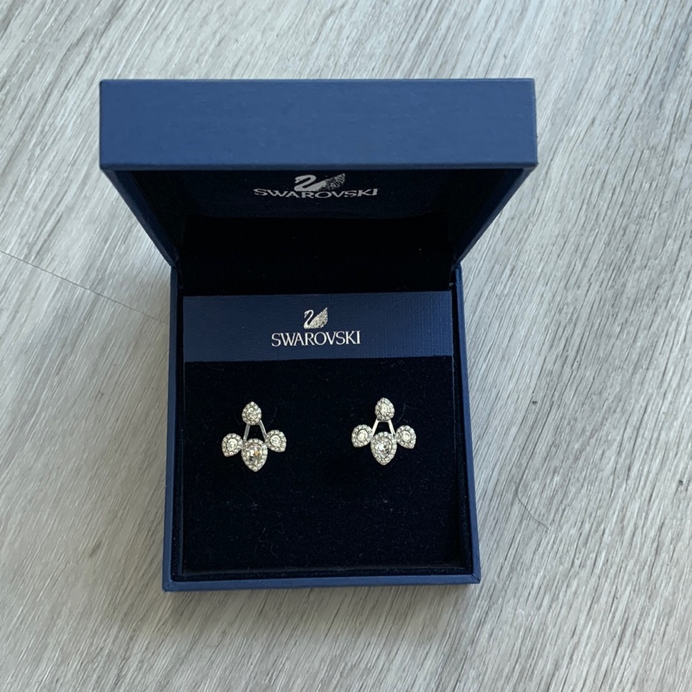 Swarovski jacket earrings